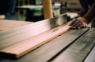 Precision machining of timber components